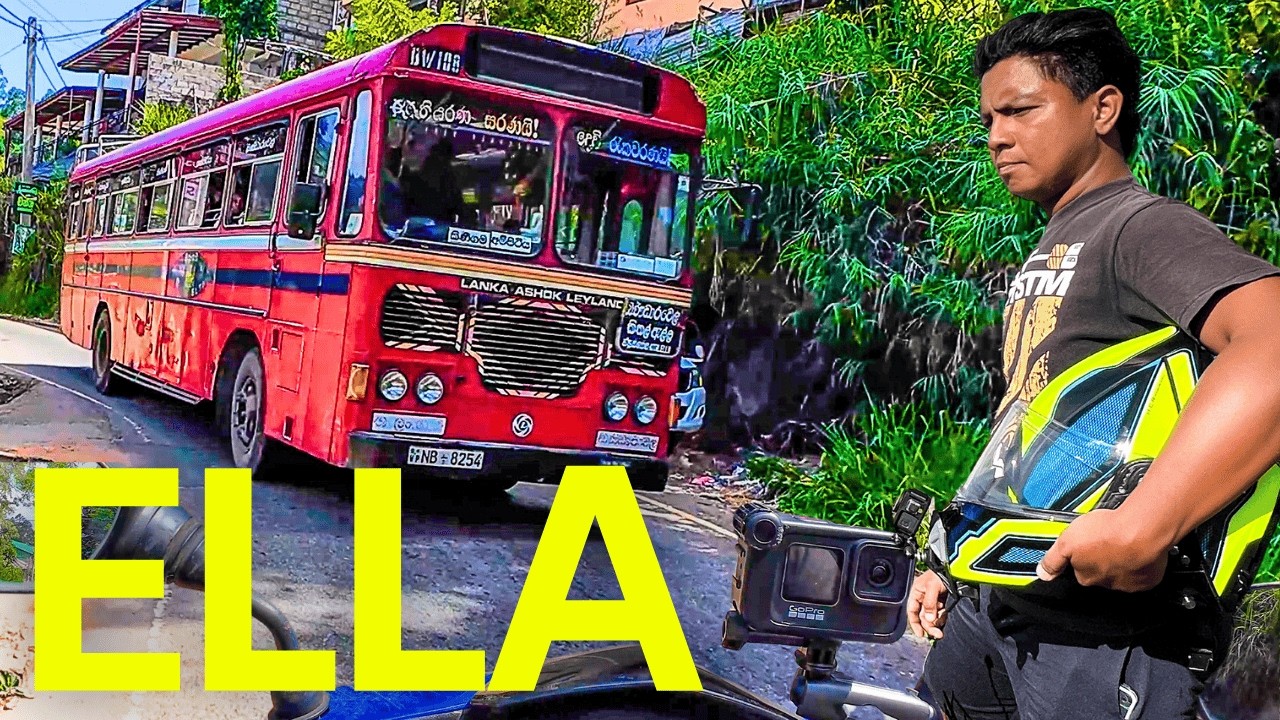 WE ALMOST GOT HIT by a bus in Ella Sri Lanka! 🇱🇰