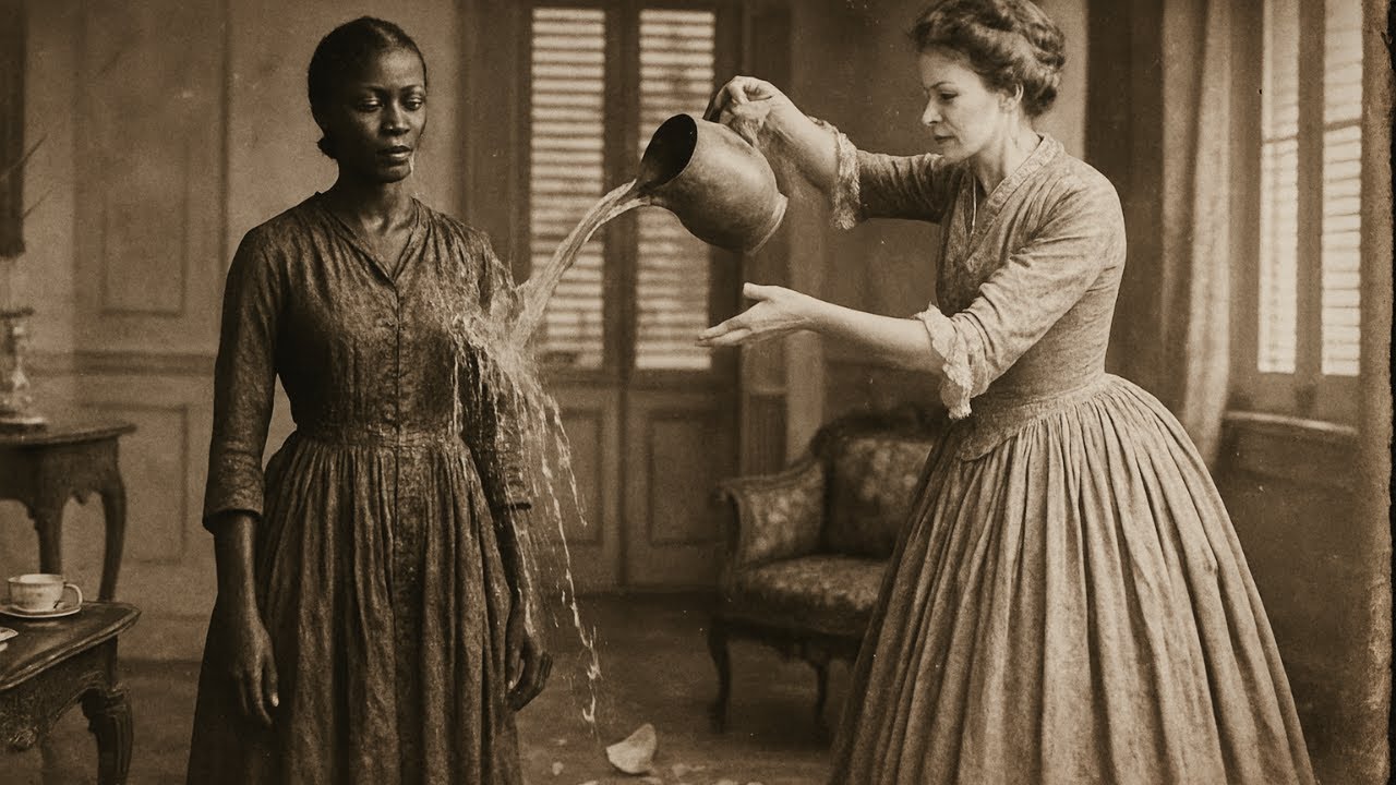 La maîtresse jeta de l’eau froide sur l’esclave Amina — mais un geste révéla toute la vérité