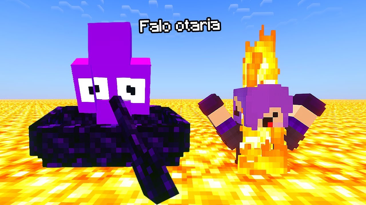 O CHÃO É LAVA NO MINECRAFT!!!