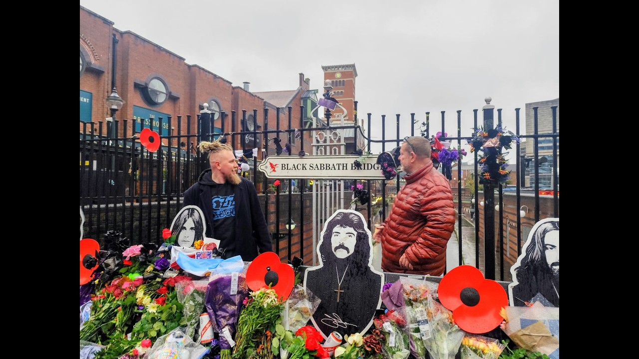 Join us to see Ozzy's memorials in Birmingham