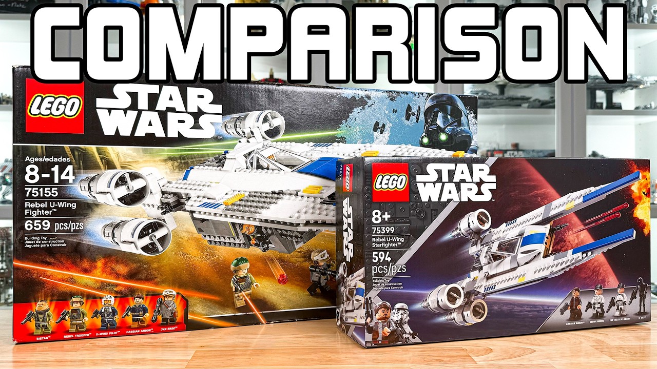 LEGO Star Wars U-WING Comparison! (75155 vs 75399 | 2016 vs 2025)