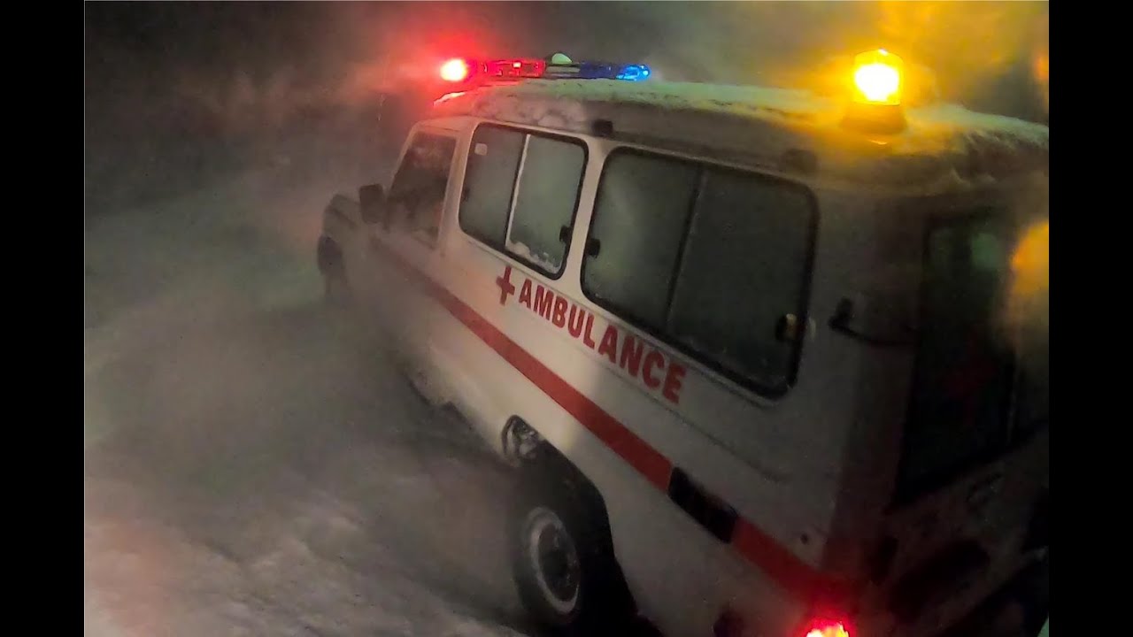 Ambulance in Snowstorm - Tasiilaq 2020