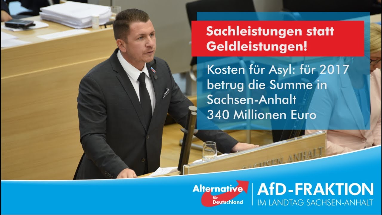 Sachleistungen statt Geldleistungen - Kosten für Asyl: 340 Millionen Euro in Sachsen-Anhalt in 2017