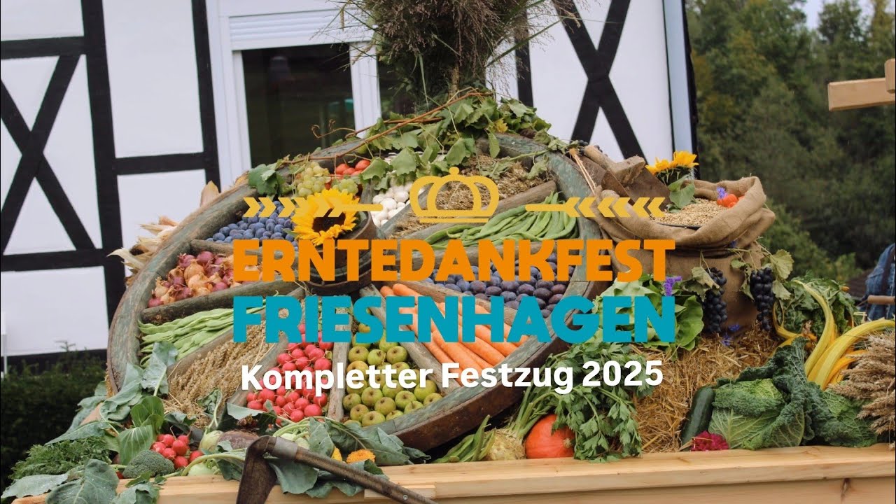 Erntedankfest Friesenhagen 2025 Kompletter Festzug - Balou on Tour