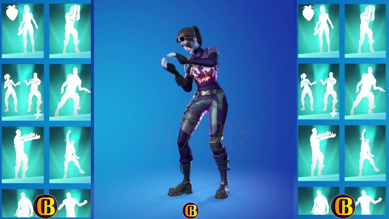 fortnite Dark Bomber Skin Showcase With Icon Series Dances & Emotes | Fortnite Dark Series
