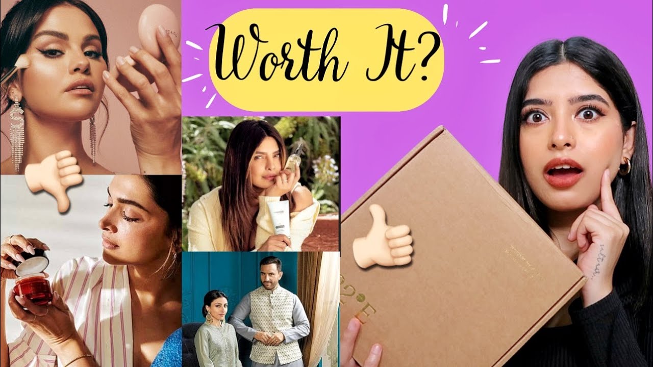 Brutally Honest Trying OVERHYPED CELEBRITY Brands! 82E, Anomaly, Rare Beauty | Anindita Chakravarty