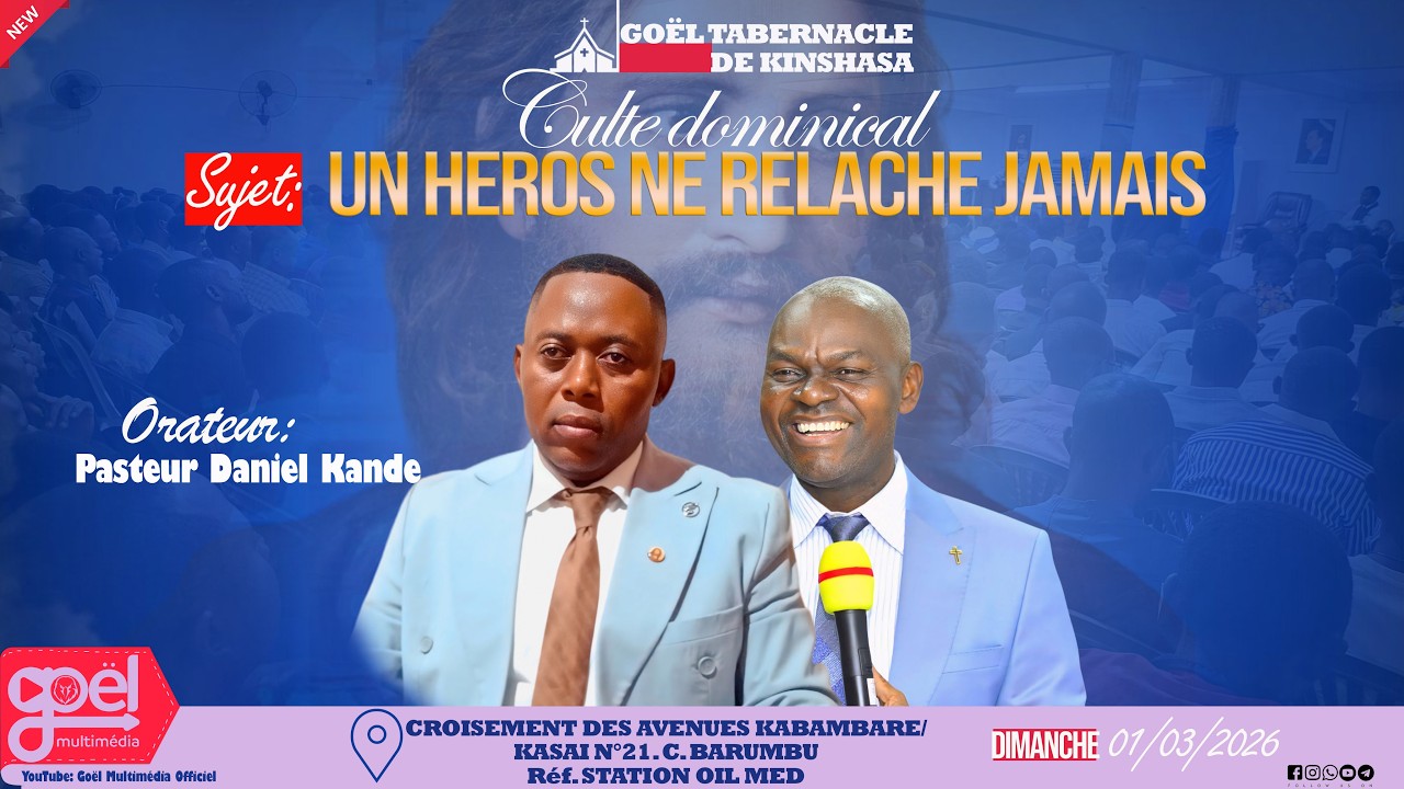 UN HEROS NE RELÂCHE JAMAIS  | PASTEUR EL DANIEL KANDE