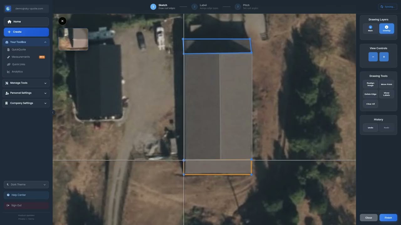 How to Measure ANY Roof in minutes - SkyQuote DIY Measure Tool (No Ladder Required!)