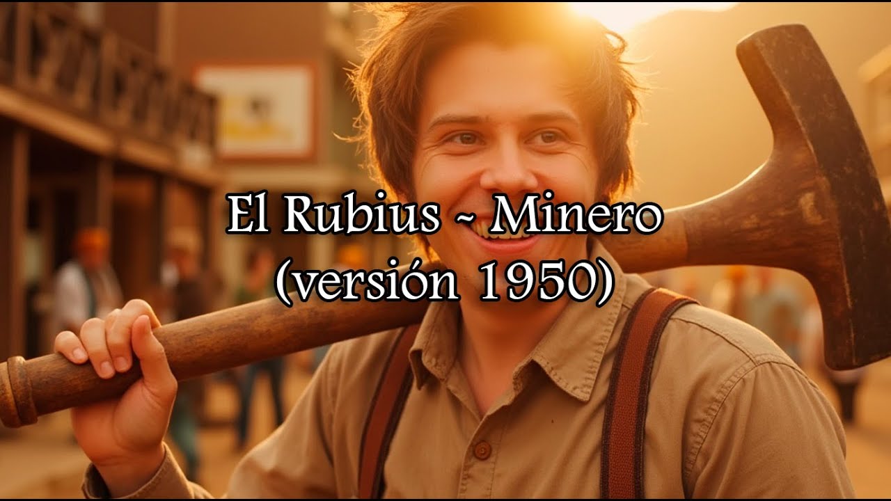 EL RUBIUS - MINERO (versi&oacute;n 1950) | AI Music Video