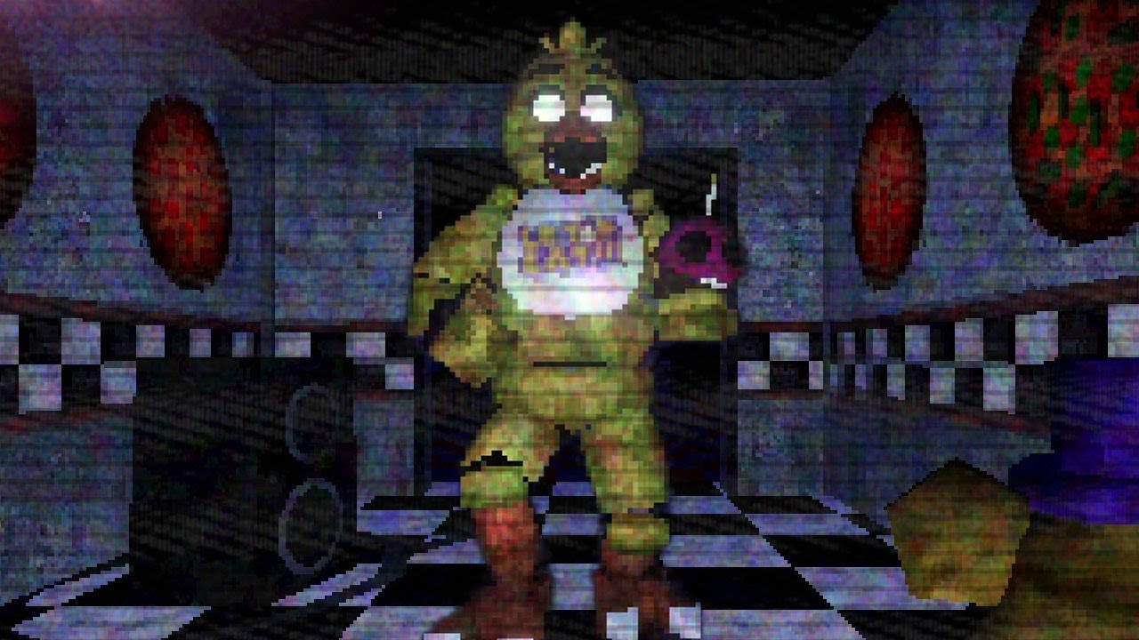 CHASED INTO THE SECRET SAFE ROOM BY A TERRIFYING ANIMATRONIC.. | FNAF Visiting Fazbears