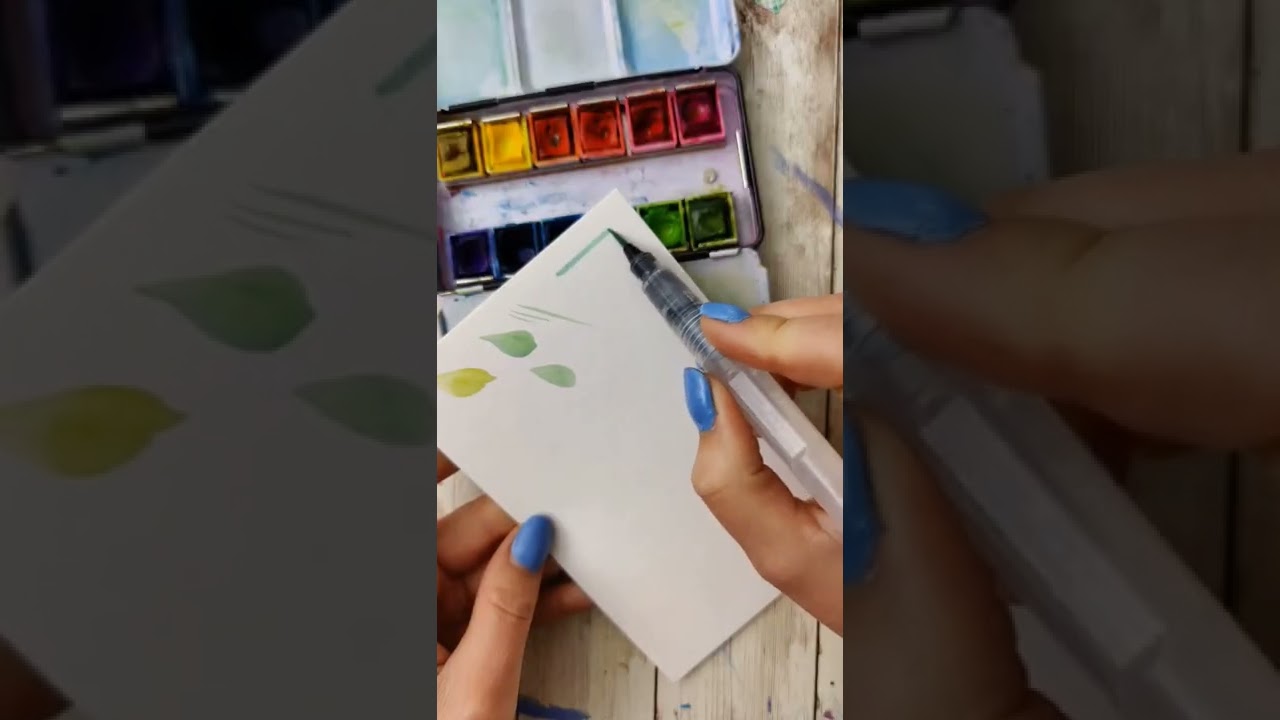 Ручки Waterbrush отлично подходят для путешествий! #акварель #travelartsupplies #waterbrushpen