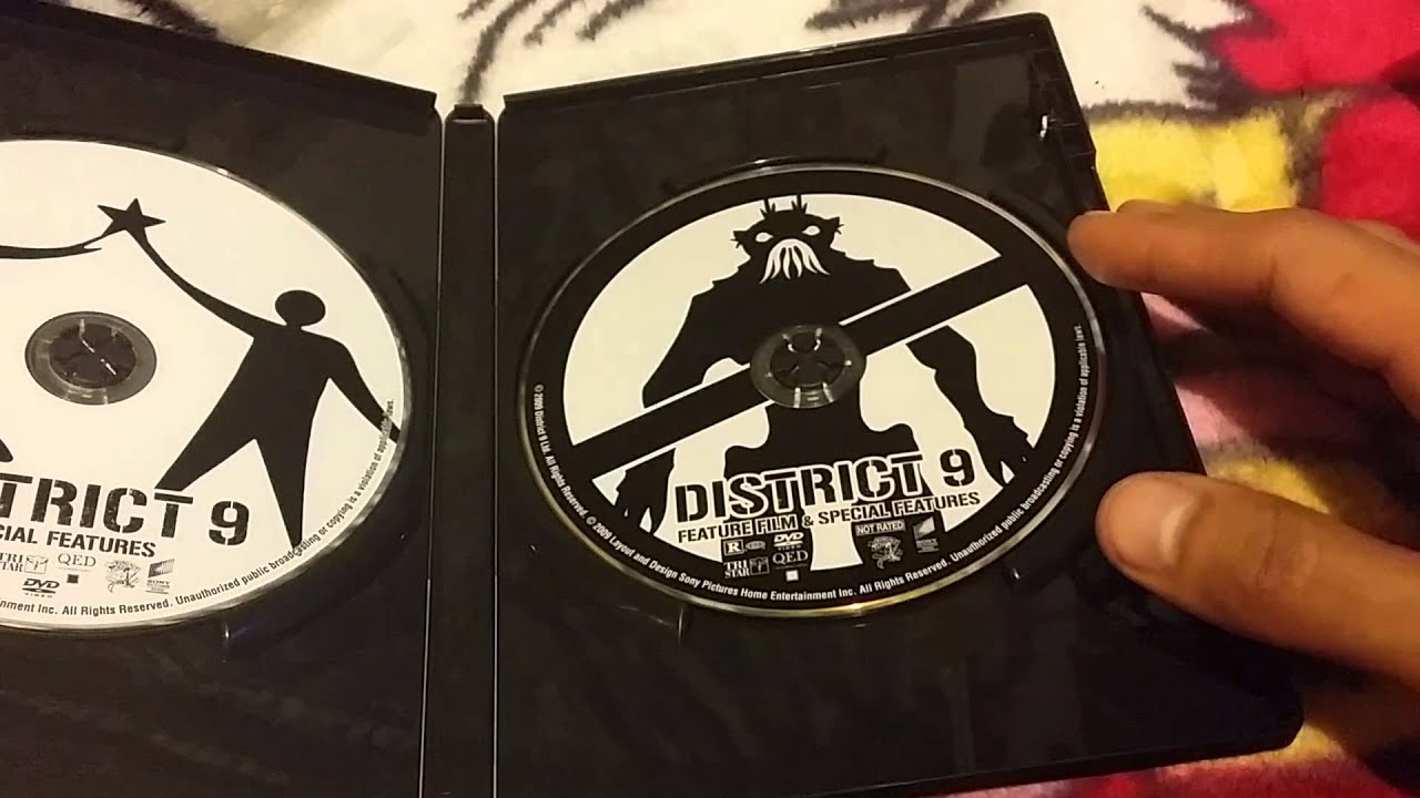 District 9 Unboxing 2-Disc Edition Dvd +Bones Disc