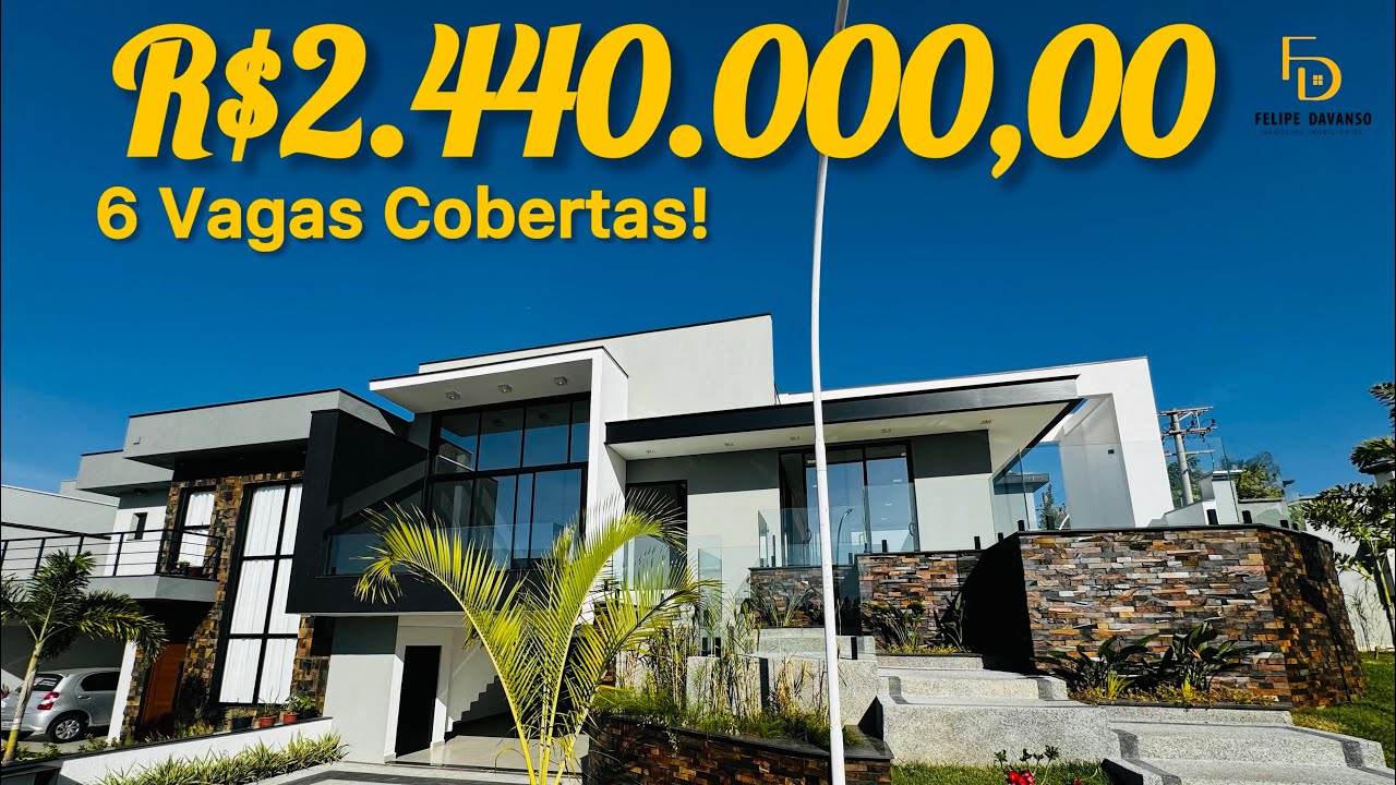 CASA TÉRREA DE ESQUINA À VENDA NO CONDOMÍNIO MARIA DULCE EM INDAIATUBA.3 SUÍTES E 6 VAGAS DE GARAGEM