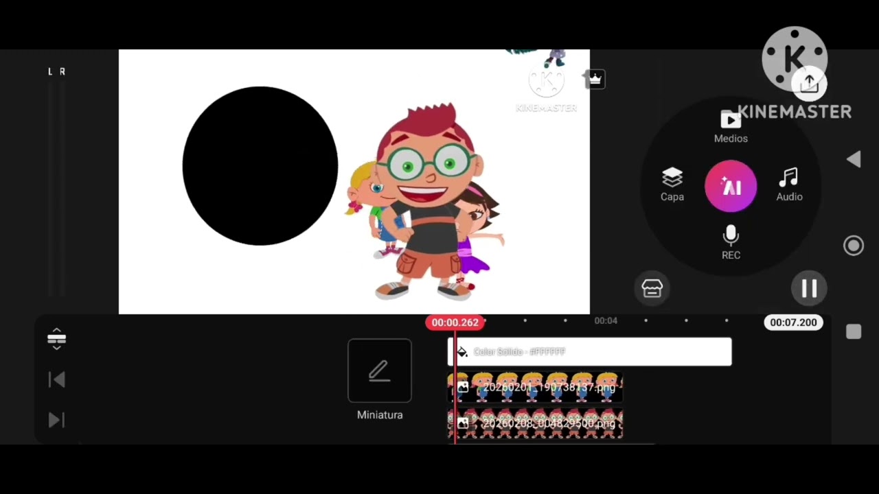 Black Hole Add Round 1 Kinemaster Speedrun be like