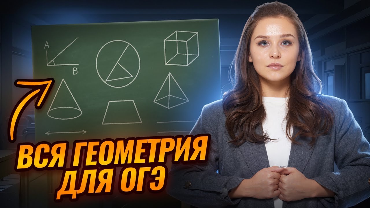 ВСЯ геометрия для ОГЭ по математике 2026 | Математика ОГЭ | Умскул