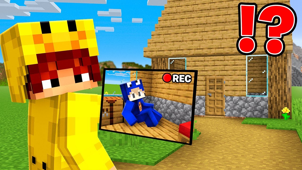 Verstoppertje VALS SPELEN Met CAMERA'S! (Minecraft)