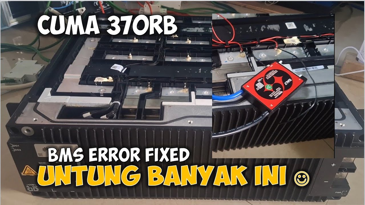 Beli Lifepo4 Murah BMS Error! Begini cara Pengantian BMS 15s