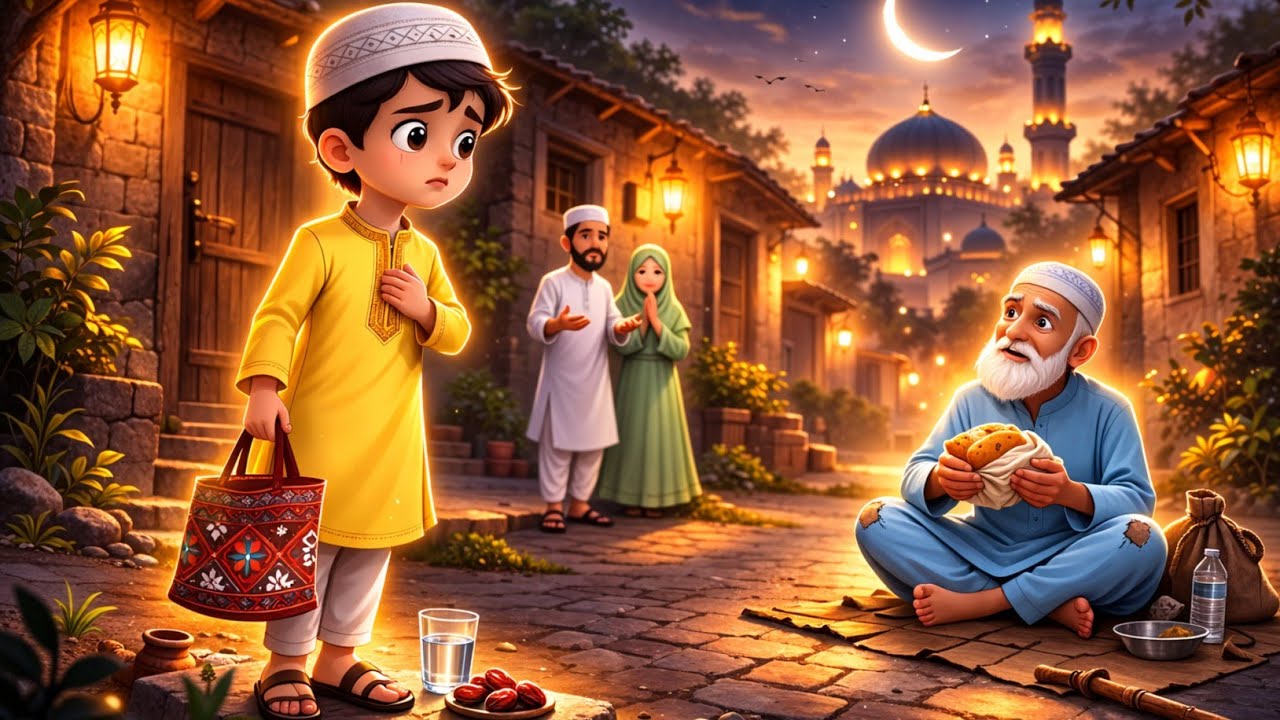 पहला रोज़ा और सबसे बड़ा इम्तिहान | MoralStorie | Emotional Ramadan Story | Cartoon 