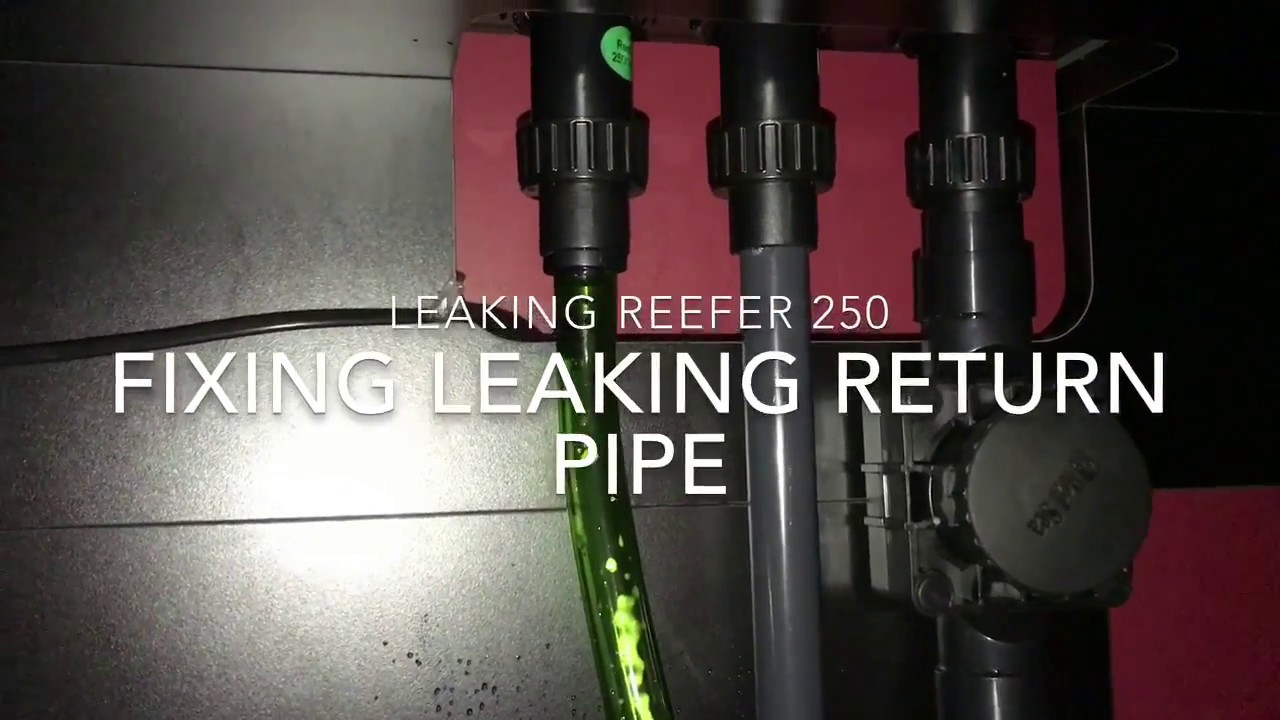AHH it’s leaking- Red Sea Reefer - How to avoid common issue of return pipe leaking.