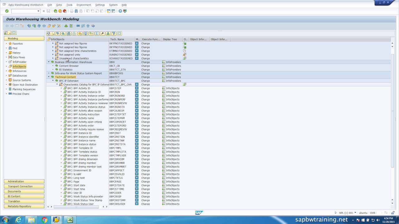 Logging Into SAP BW and RSA1 Overview