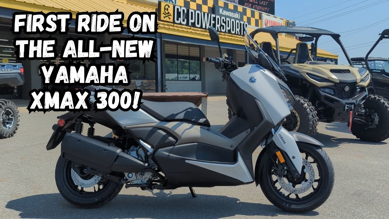 I Ride the ALL-NEW XMAX 300!