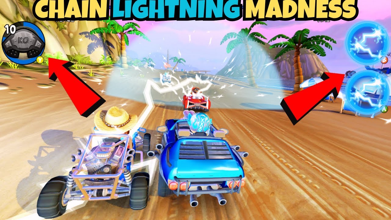 Ei Zipo + Interloper + Chain Lightning Challenge  Beach Buggy Racing 2