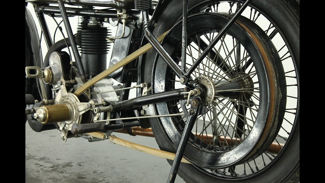 Rudge Multi TT 500cc 1920 1 cyl ioe - vintage motorcycle - start up