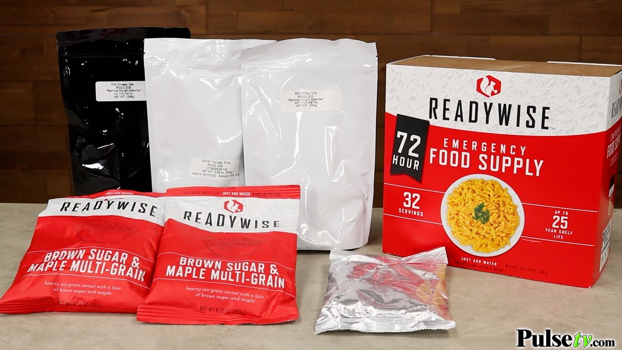 Распаковываем аварийный набор продуктов питания ReadyWise на 72 часа