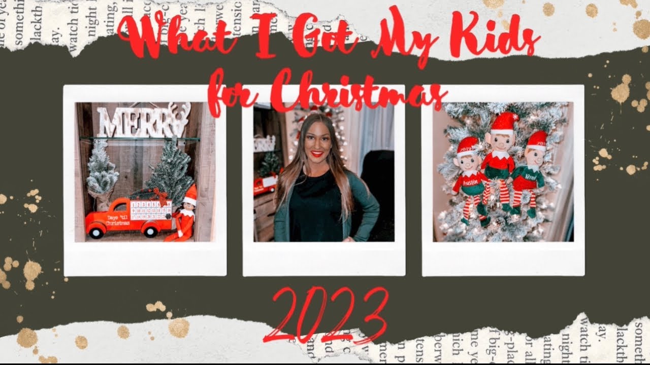 WHAT I GOT MY KIDS FOR CHRISTMAS 2023 | 8 YO GIRL | 6 YO BOY | 18 MO BOY |