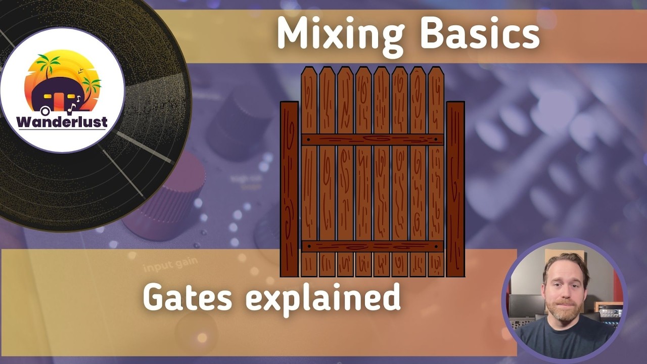 Drum Mixing Basics 1 - Kick and Drum Gating. Gates Explained.