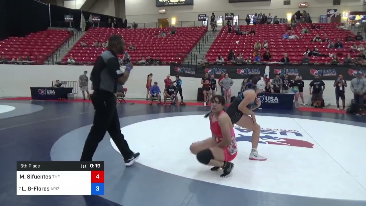152 Lbs 5th Place - Maria Sifuentes, The Factory Wrestling Club Vs Lillian Gradillas-Flores, Arizo