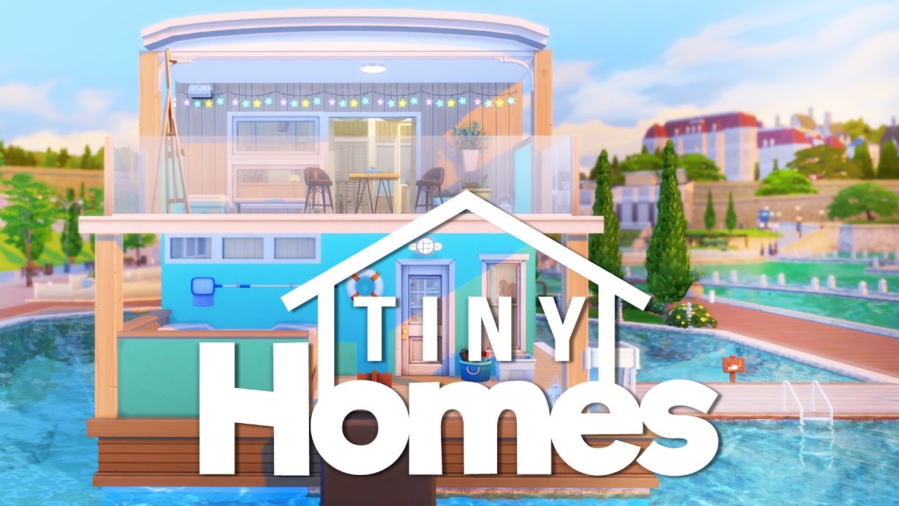 The Sims 4 Building: Tiny Homes // Little Boathouse