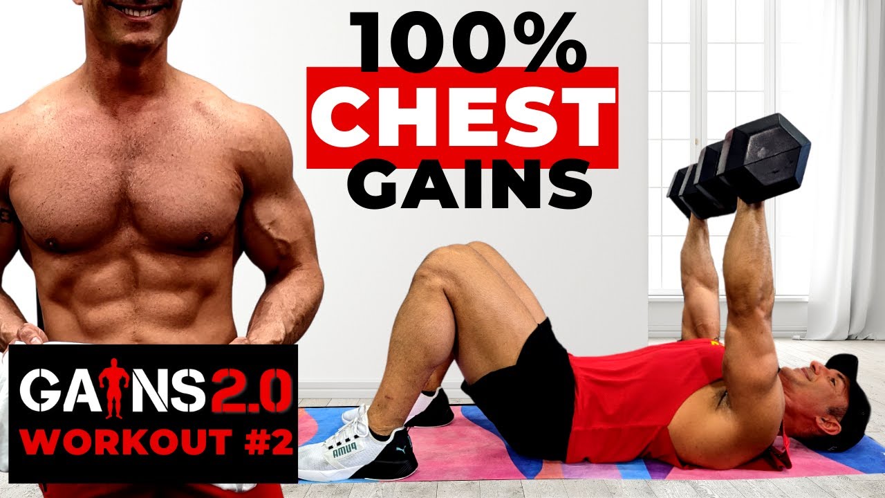 My Biggest CHEST Gains At Home | Gains 2.0 Workout 2