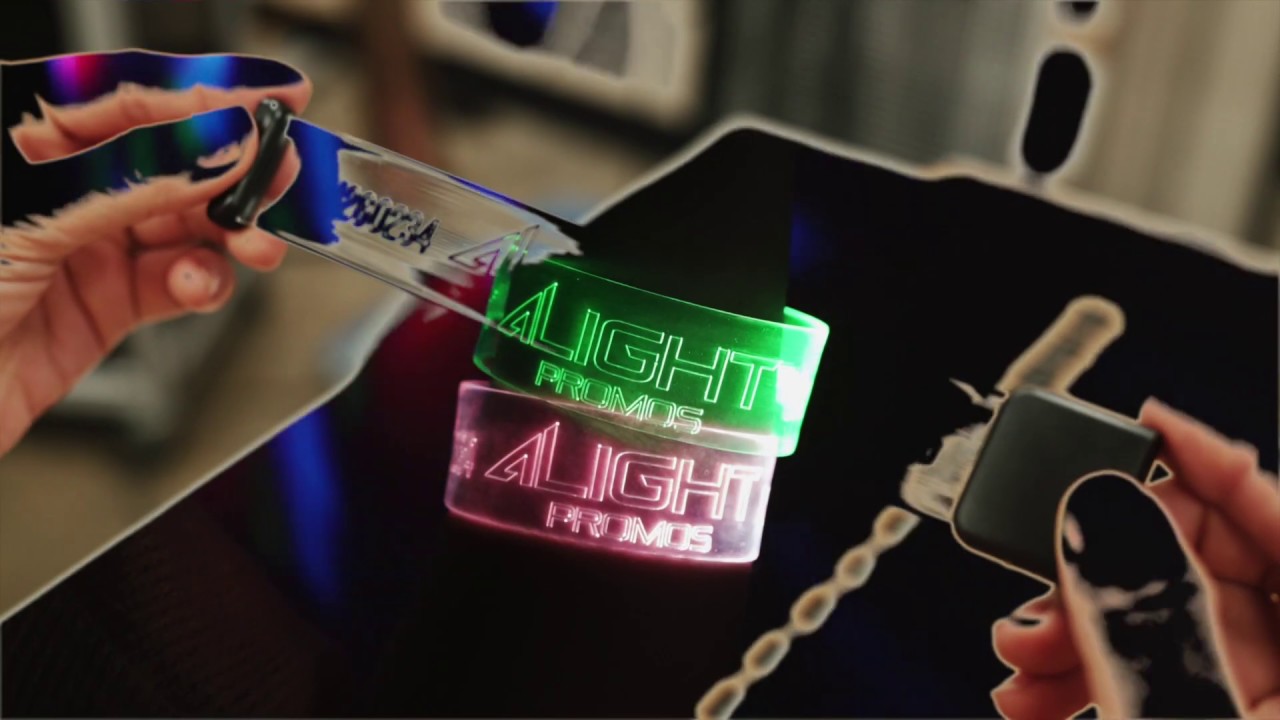 CO2 Galvo Laser | Engraving Flashy Blinky Lights Bracelets