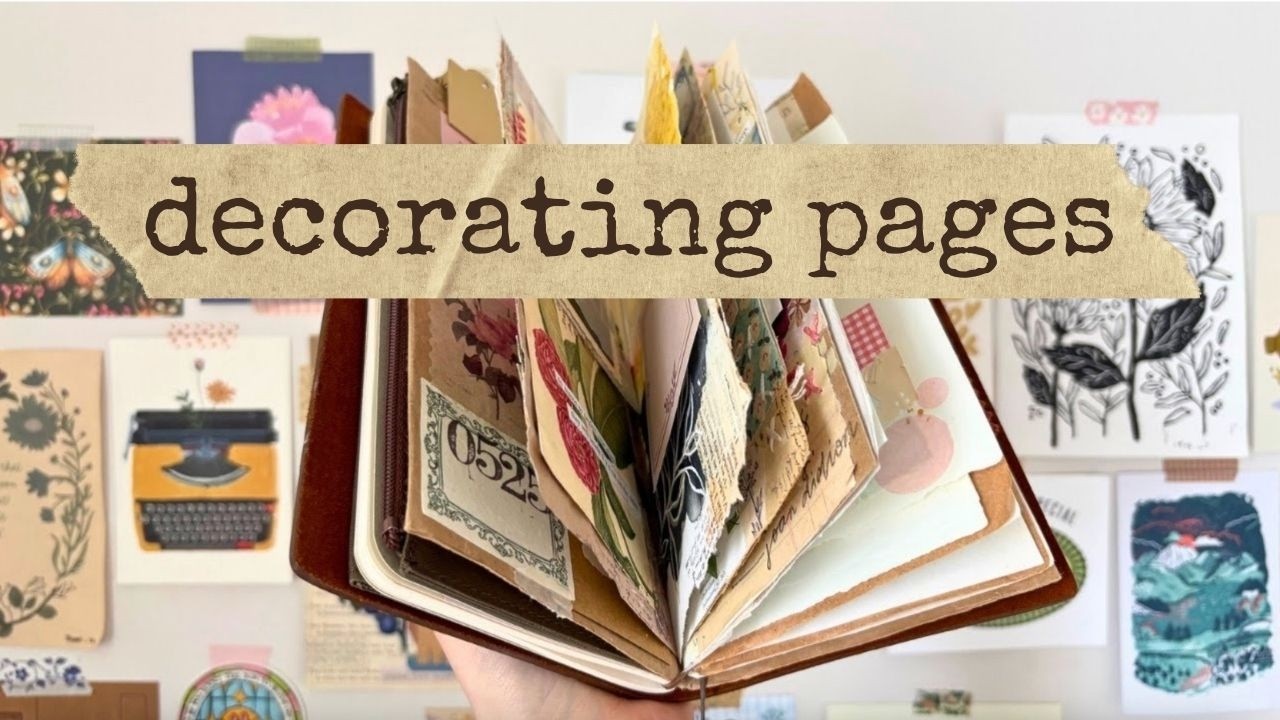 Creative commonplace with me 📖 Easy tips for journal page backgrounds