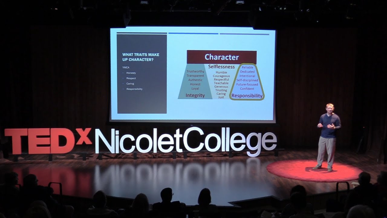 Character the Origin Story | Matt Steingraber | TEDxNicoletCollege