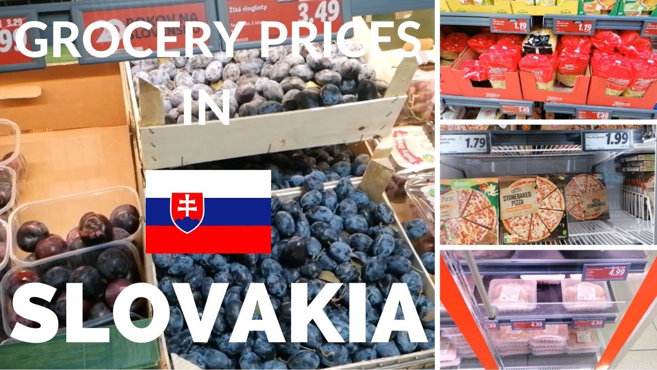 🇸🇰 🛒 Food Prices in Slovakia | Cost of Living in Slovakia | Supermarket Tour in Slovakia