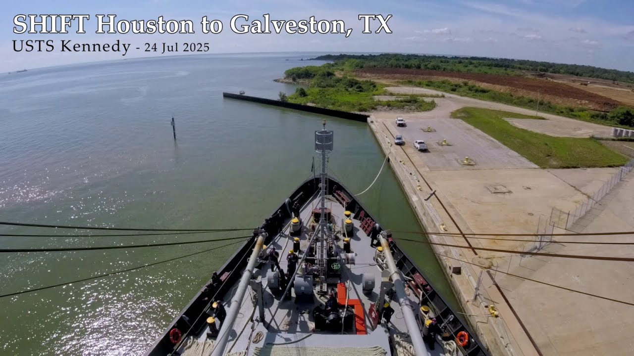 TS Kennedy - Final Transit, Houston to Galveston