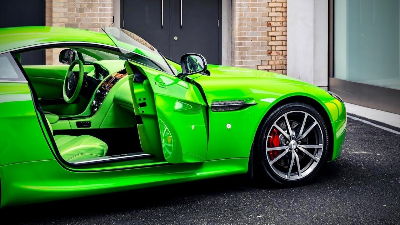 CRAZY COLOUR Aston Martin Collection Arrives in London!! Bonhams