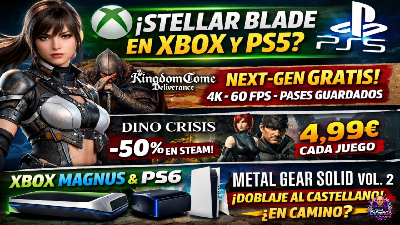 &iquest;STELLAR BLADE EN XBOX? 😱 PS6, XBOX MAGNUS y el regreso de DINO CRISIS