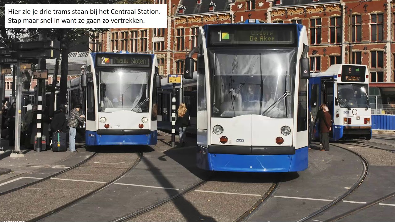 Woordenschat - Verkeer over de rails (trein, metro, tram)