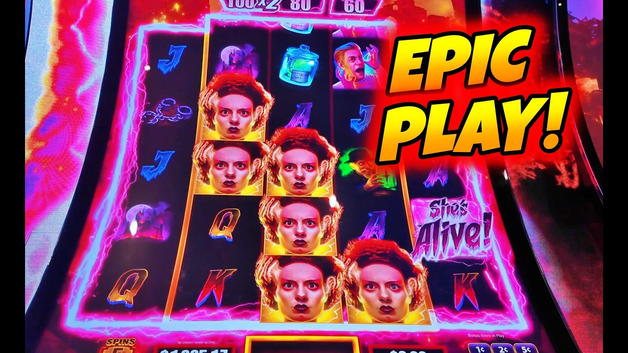 🚨🚨 MOST INSANE SESSION EVER ON BRIDE OF FRANKSENSTEIN SLOT!!! @DelawareParkCasino