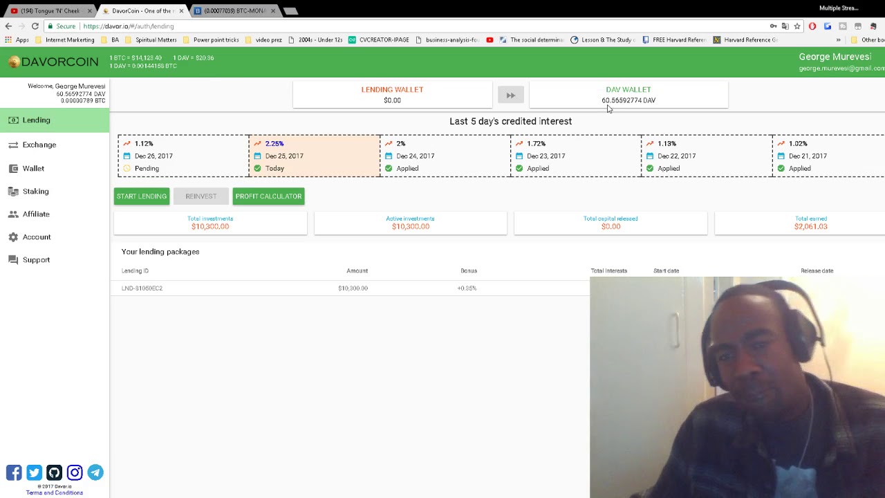 Davoir Coin: Day 10: $ 2 061 pocketed