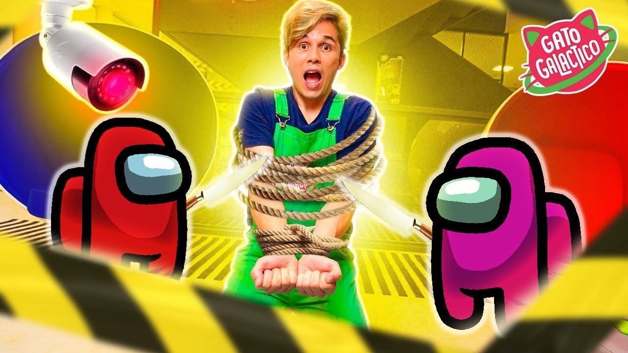 TENTE ESCAPAR DA MANSÃO MIAU !! | Preso pelo Impostor do Among Us dentro de casa !