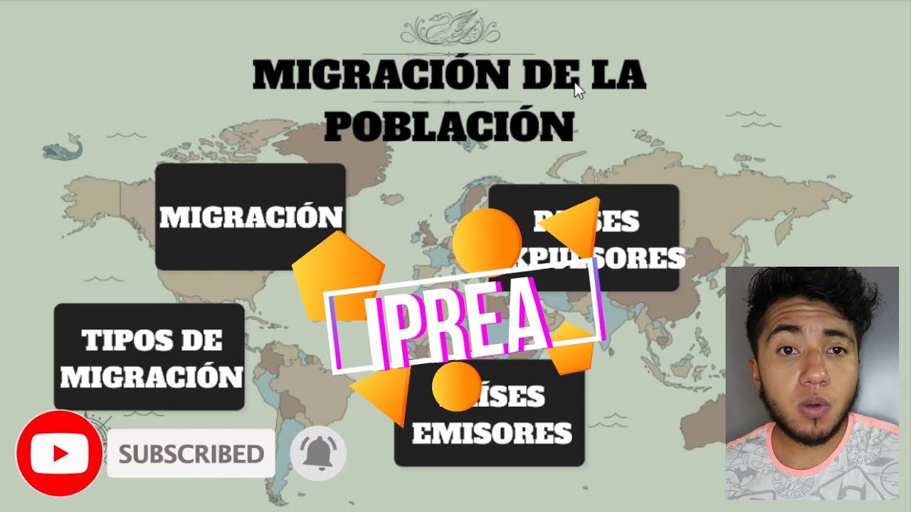 Migración de la población: tipos, principales flujos migrantes, efectos económicos, sociales...