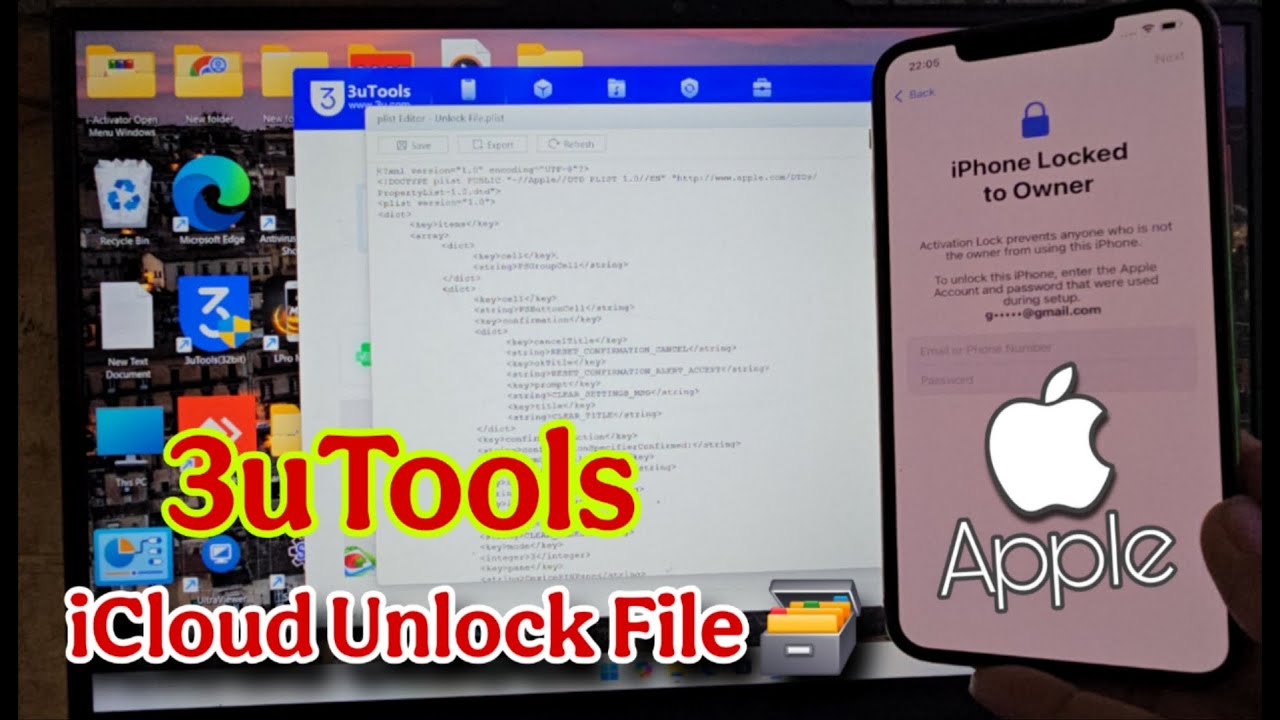 iPhone Activation Locked Removal with 3utools File 2025
