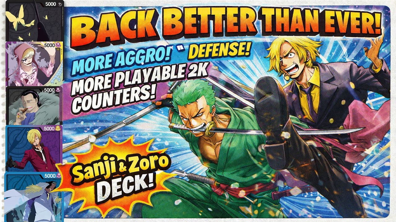ZORO & SANJI ARE BACK! 🔥 THE MOST AGGRO DECK IN EB03