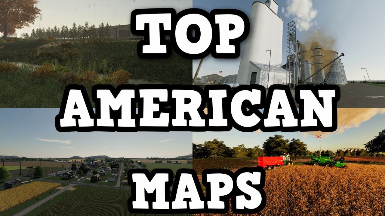 ТОП-5 АМЕРИКАНСКИХ КАРТ, КОТОРЫЕ ОБЯЗАТЕЛЬНО НУЖНО ИГРАТЬ НА ПК И КОНСОЛЯХ!!! | Farming Simulator 19