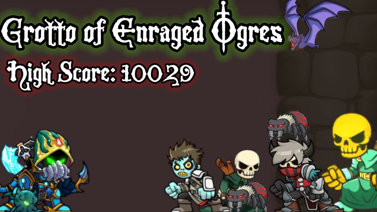 Magic rampage Weekly dungeon Grotto of Enraged Ogres Warlock Gameplay High score