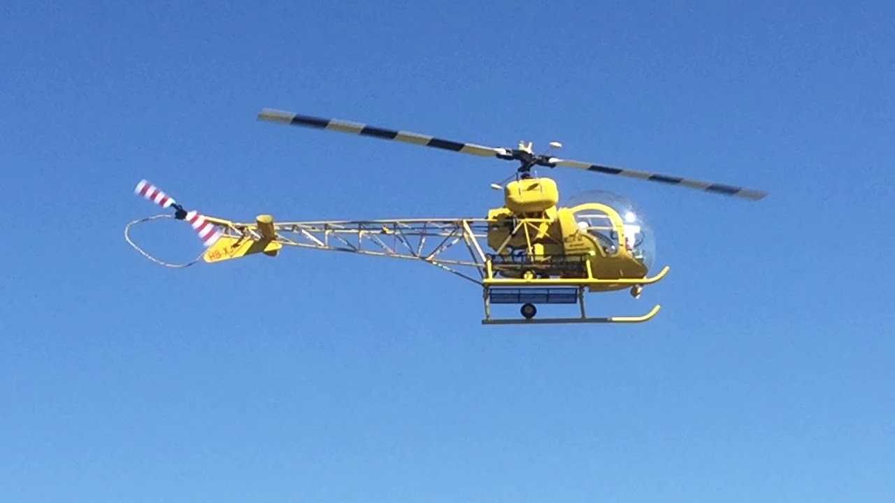 Bell 47 G3 Helicopter Scale Modell 2,5m Rotorduchmesser